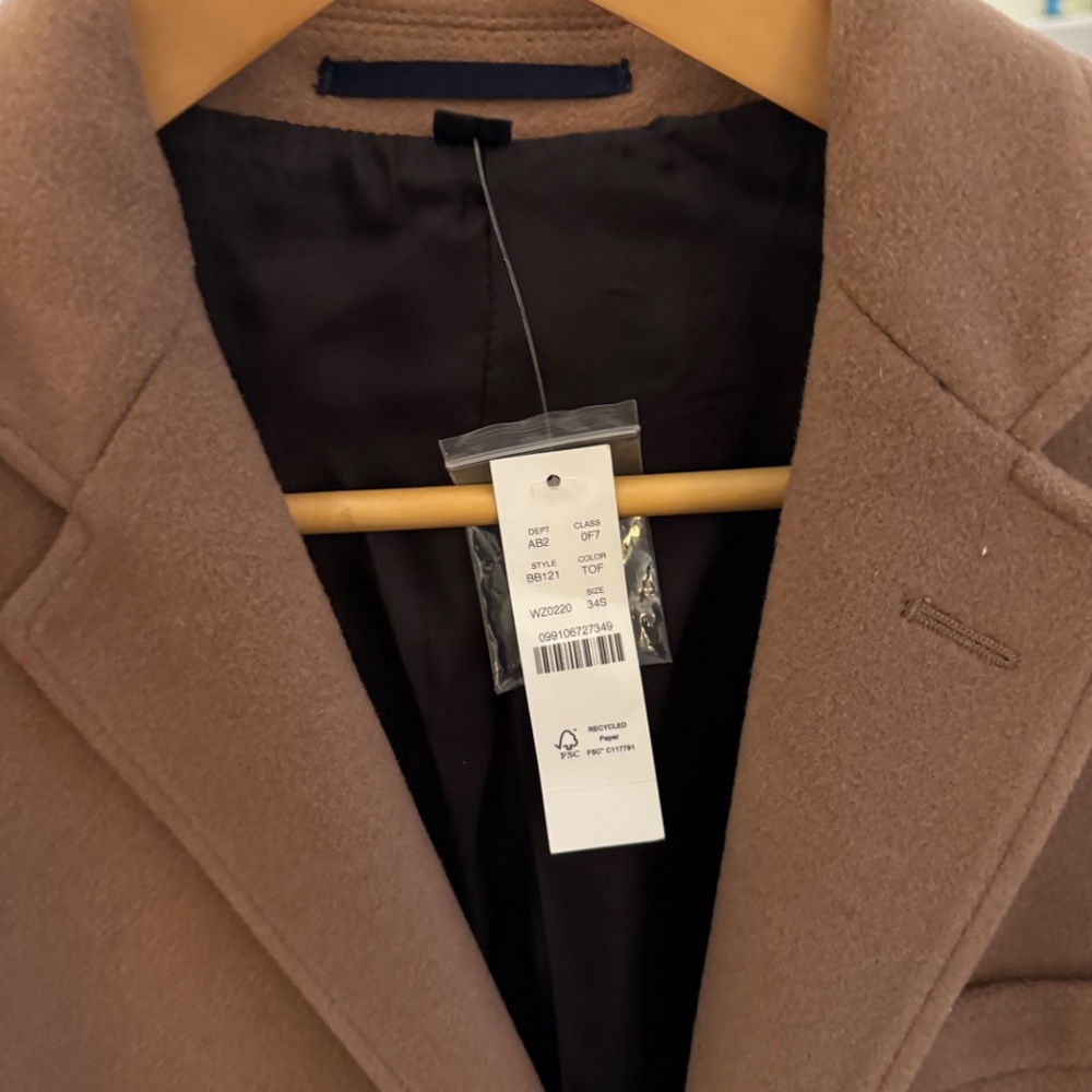 Jcrew men’s cashmere blend top coat - Picture 4 of 7